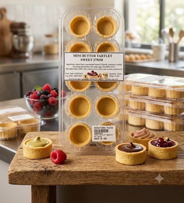 Mini Butter Tartlet Sweet 37mm 10pcs