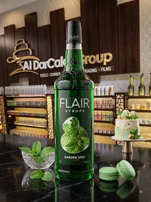 Flair Syrup Green Mint 1Ltr