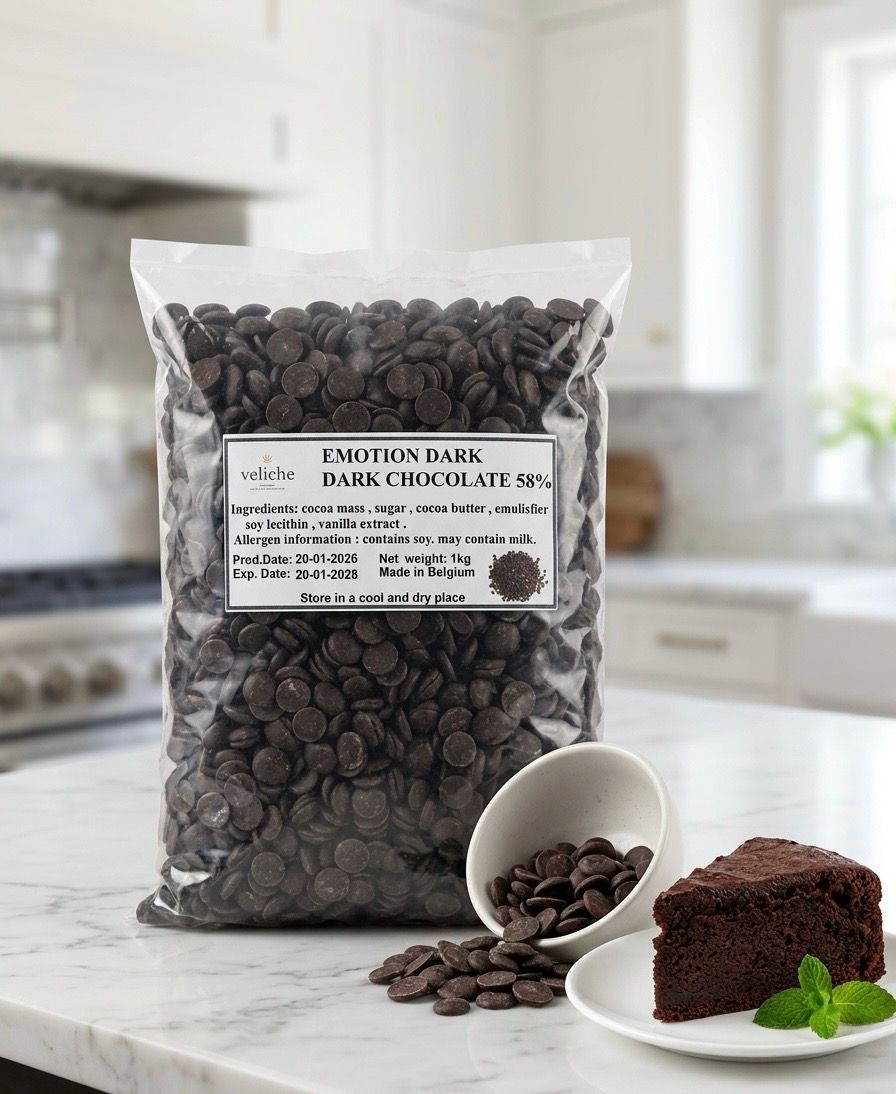 Veliche Dark Chocolate 58% 1kg