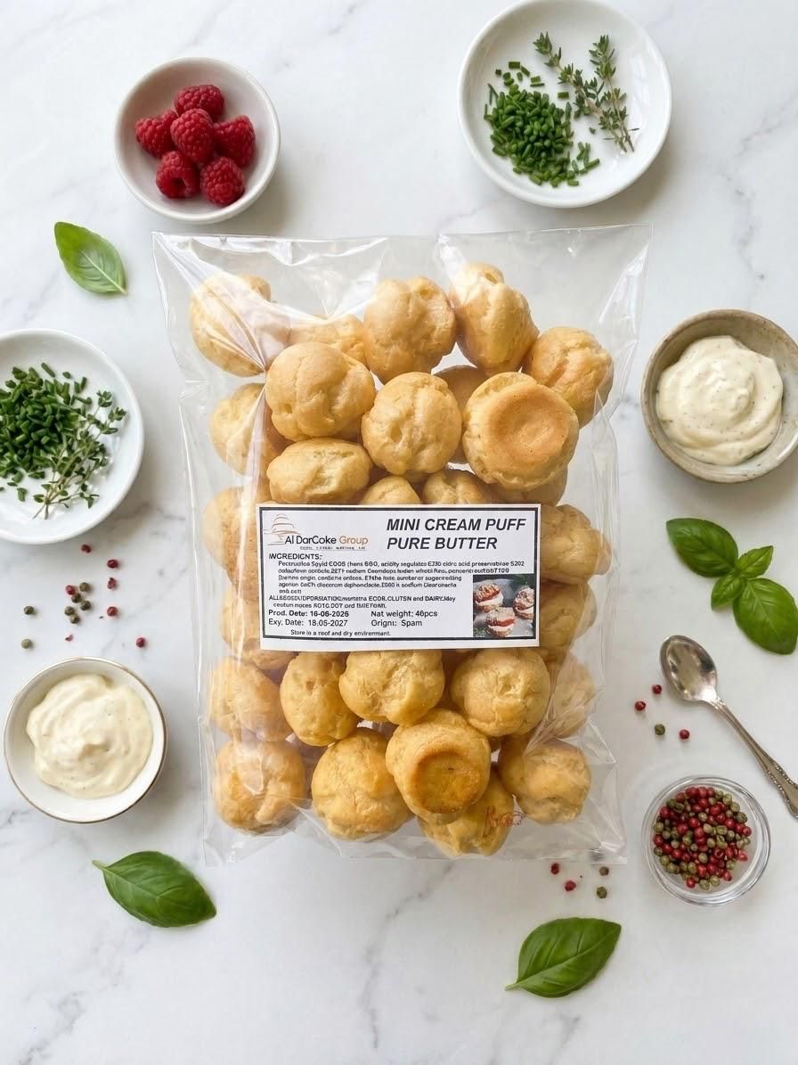 Mini Cream Puff Pure Butter 40pcs