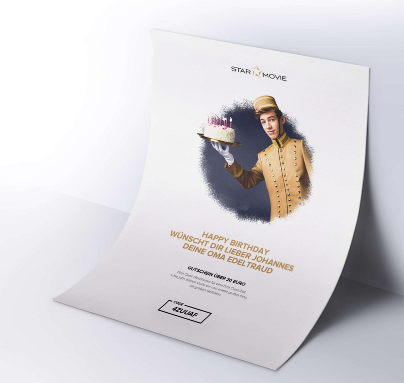 Star Movie - E-Mail-Gutscheine