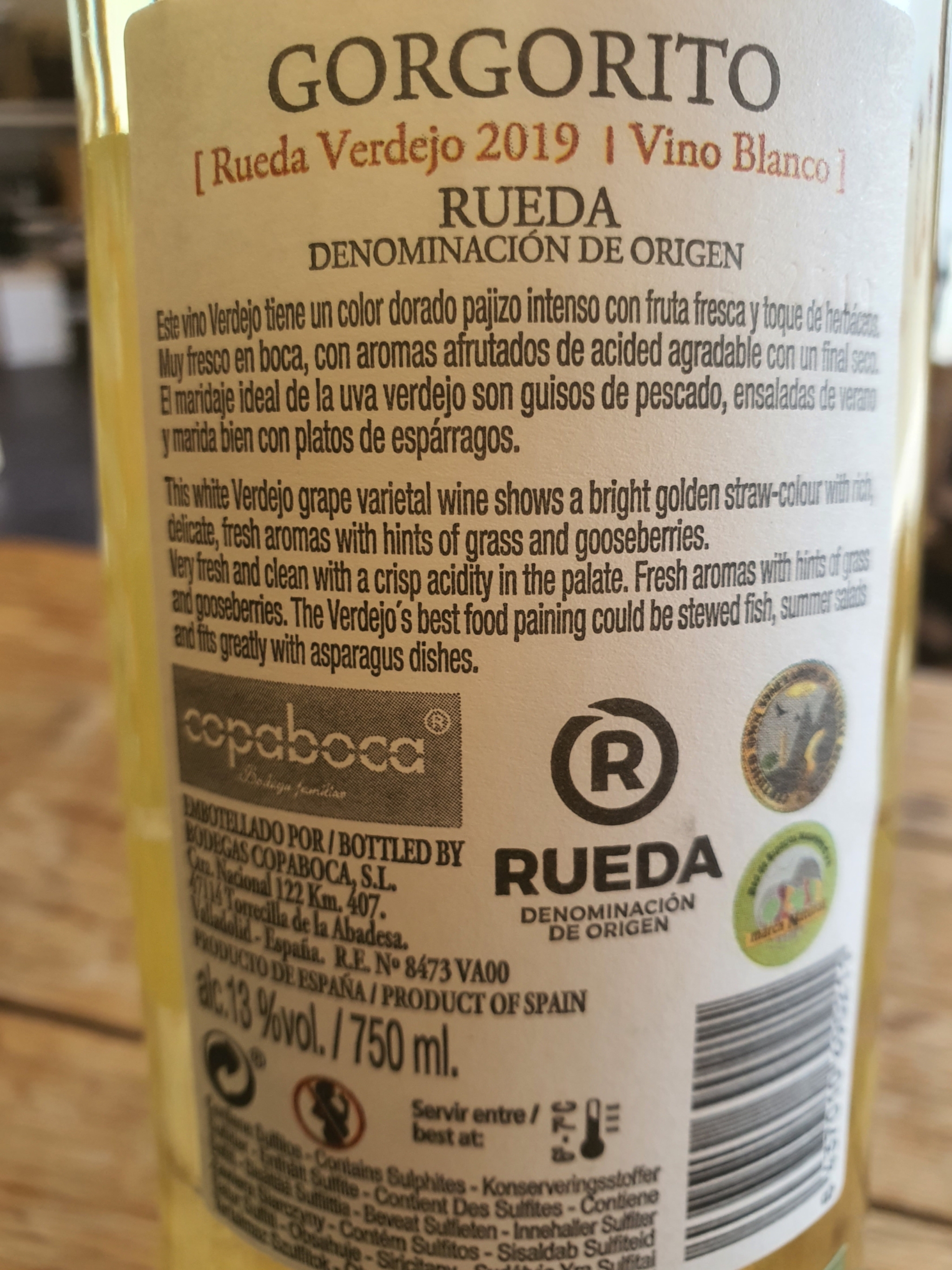 Gorgorito Rueda Verdejo White