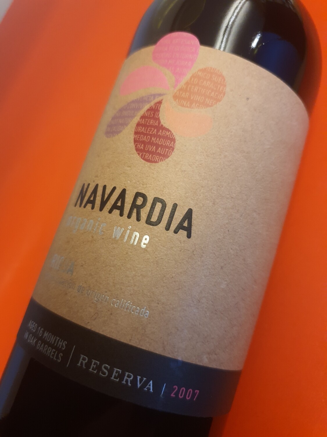 Navardia Rioja Reserva 2007 ORGANIC