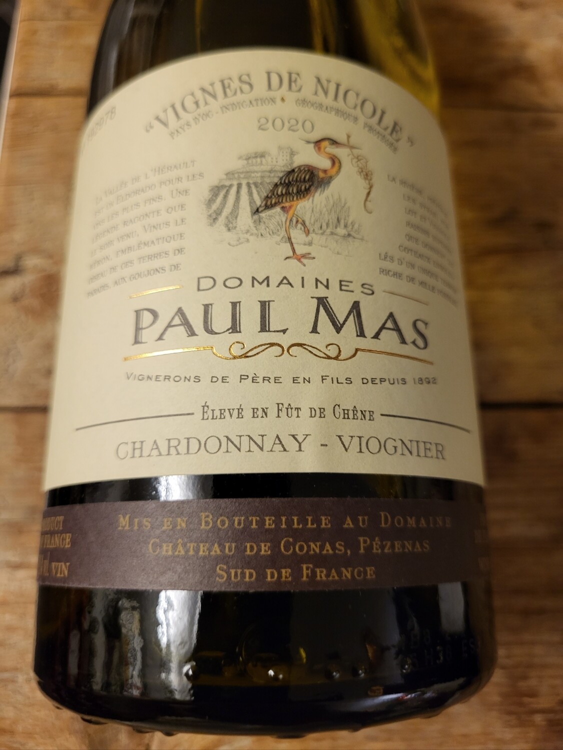 Vignes de Nicole Chardonnay - Viognier paul Mas
