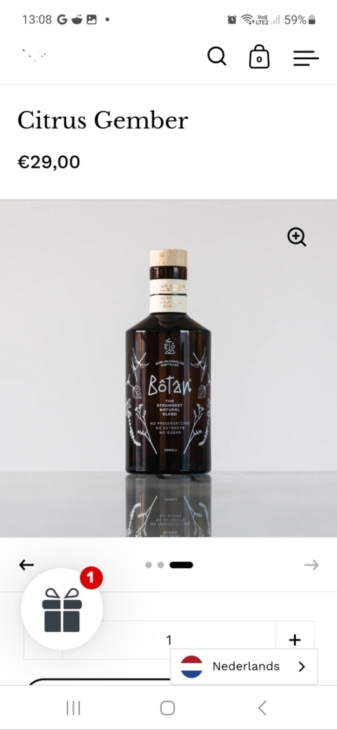 Citrus Ginger Allspice Botan Distillery