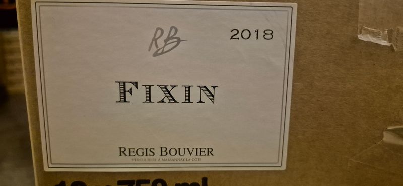 Fixin Regis Bouvier 2018