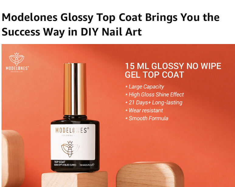 Modelones Top Glossy Coat