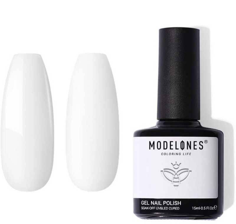 Modelones White Gel Polish 15ml