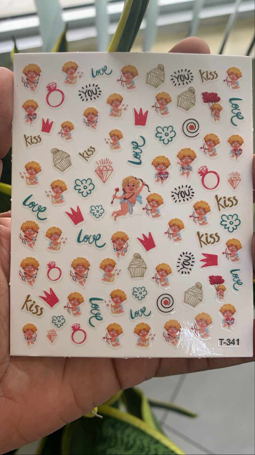 Nail Art Sticker Love Sale