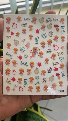 Nail Art Sticker Love Sale