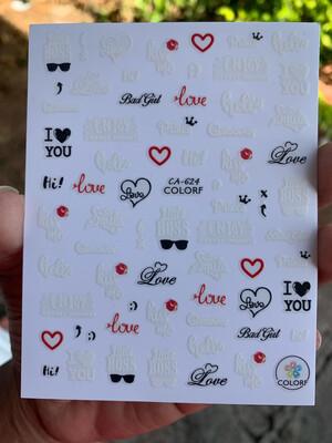 Worded Stickers