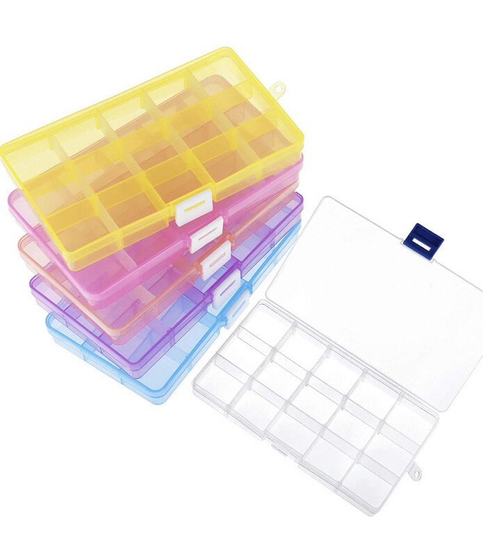 Organizer Box, 15 Grids Plastic Storage Containers