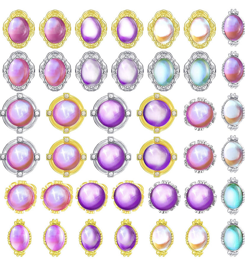 3D Crystal Gems Jewelry Charms Rhinestones
