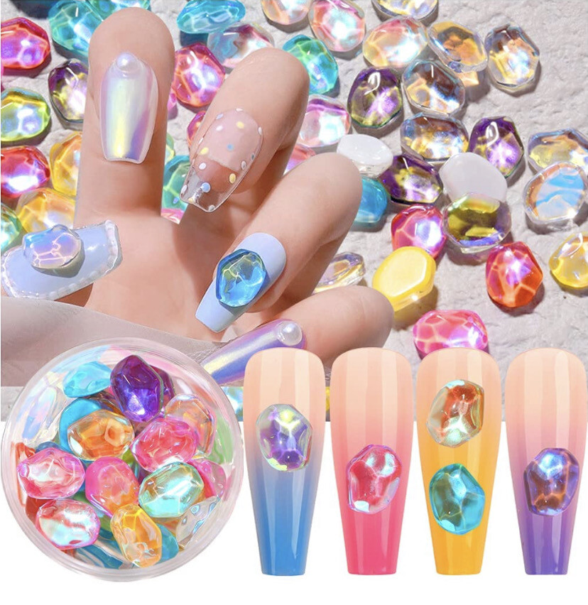 Dornail 3D Sparkly Aurora Rhinestones Nail Charms