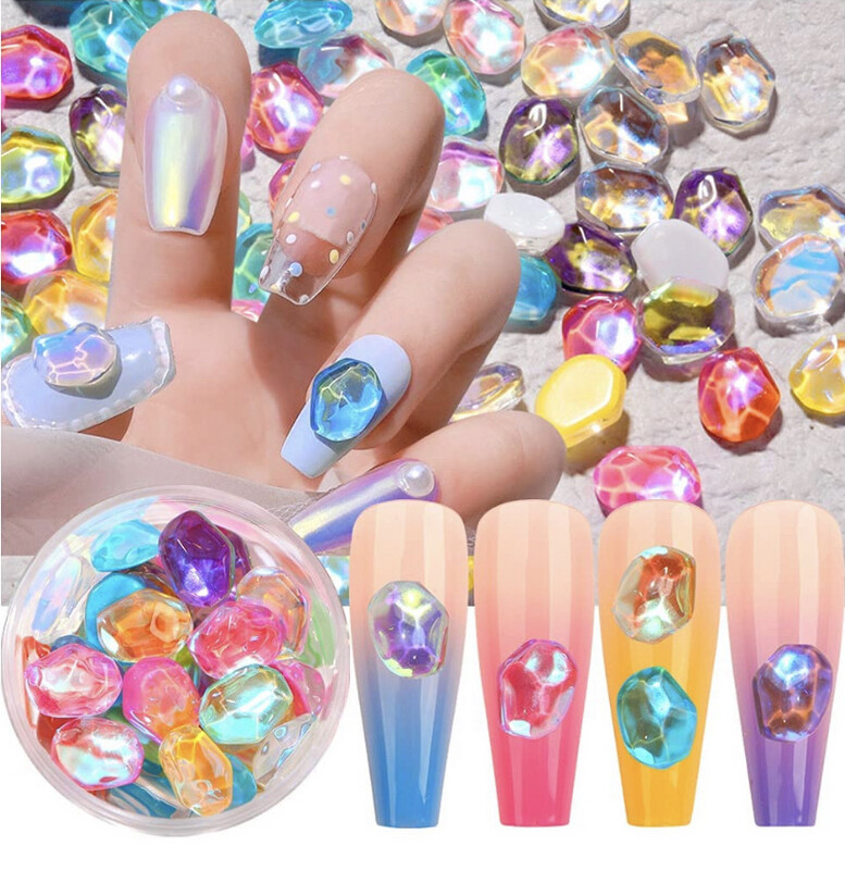 Dornail 3D Sparkly Aurora Rhinestones Nail Charms