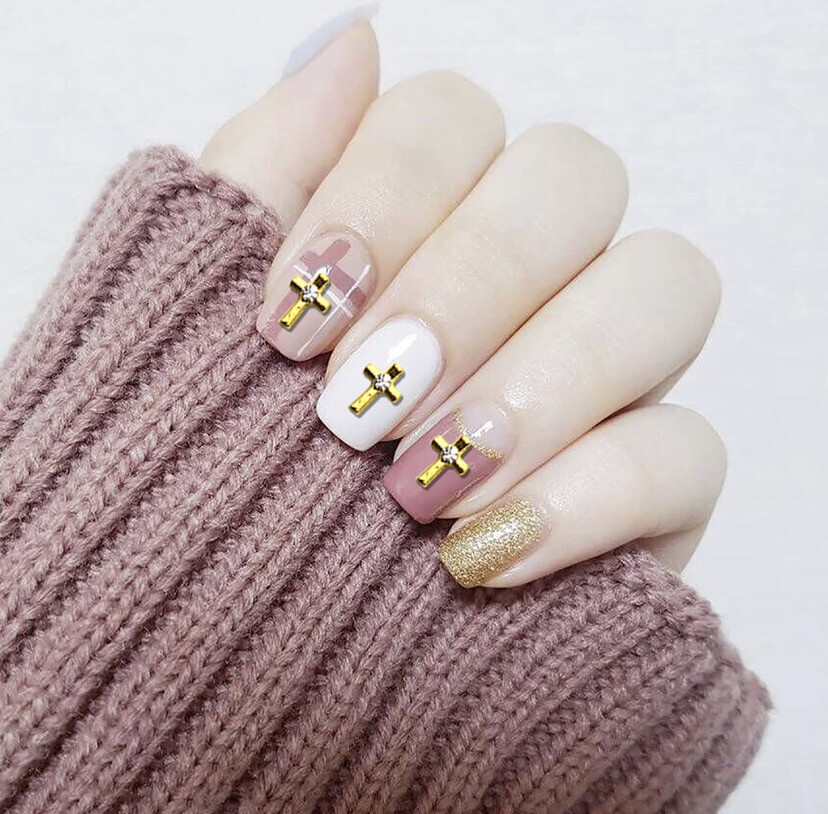 Cross Nail Charm