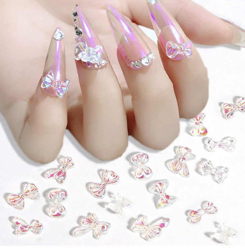 Bow-knot Butterfly Acrylic Nail Art Decoration