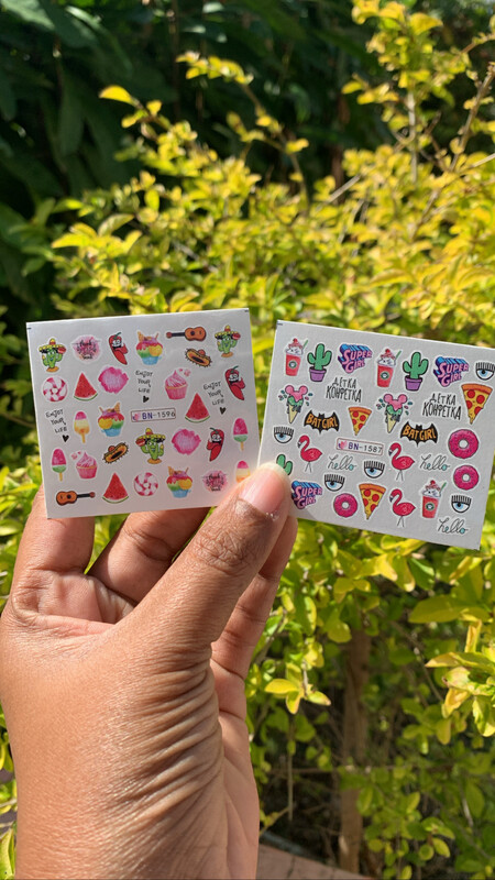 Crazy Fun Cute Water Decals