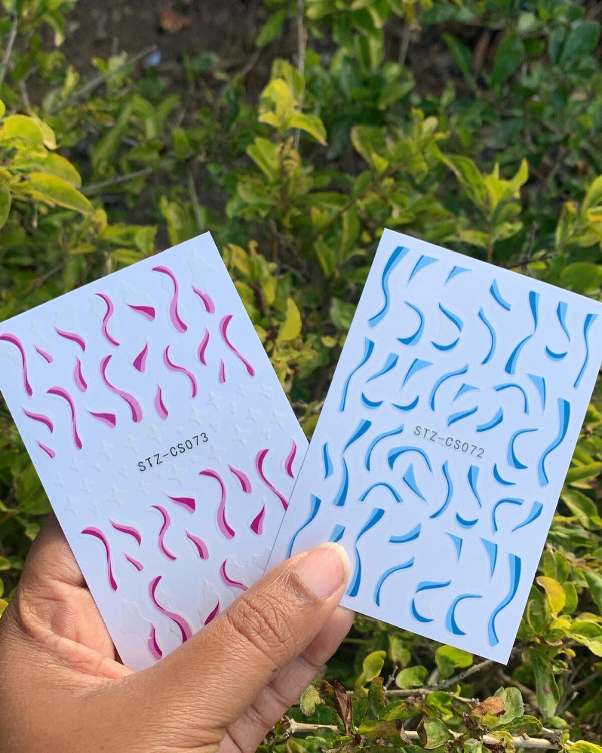 Swirly Nail Art Sticker