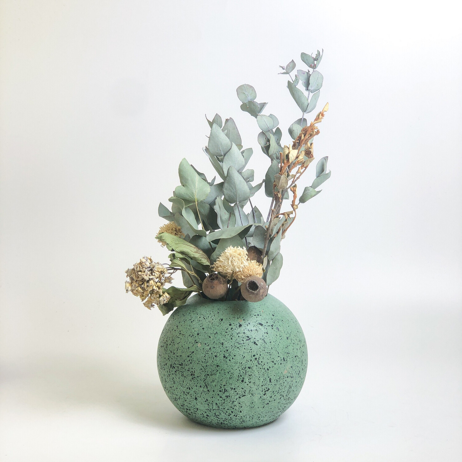 ATLAS Ball Vase - Green