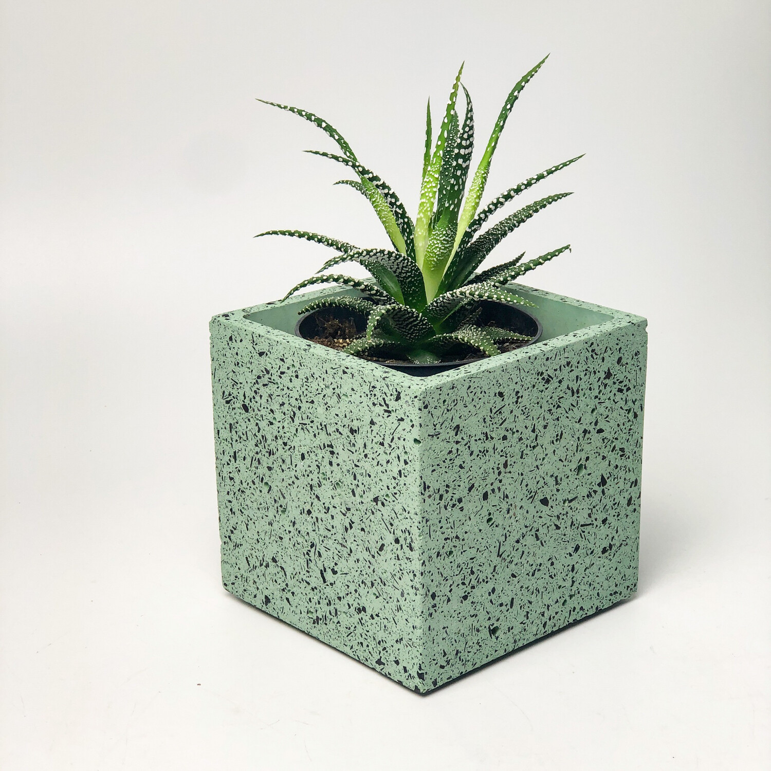 SALA Cube Pot - Green