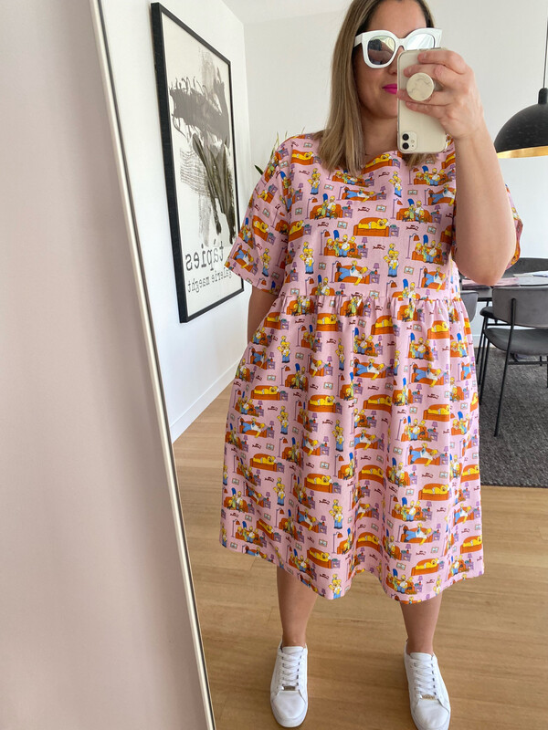 The Simpsons Pink Smock Dress