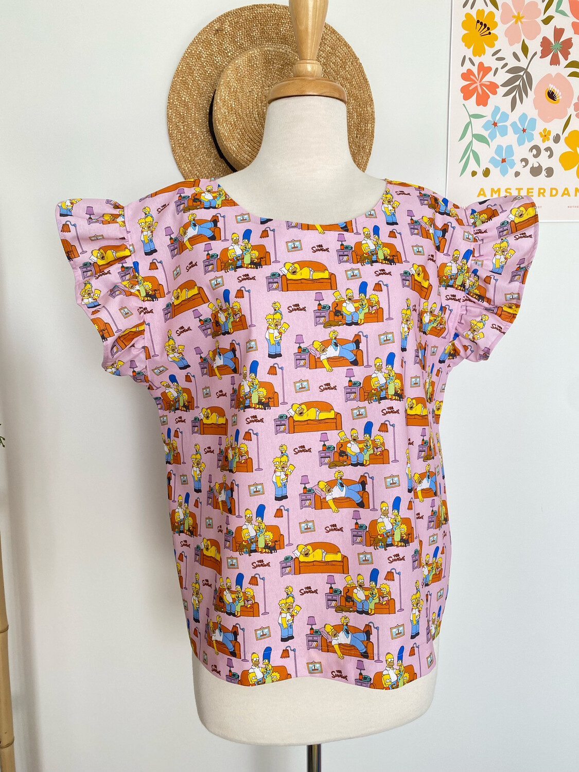 The Simpsons Frilly Top
