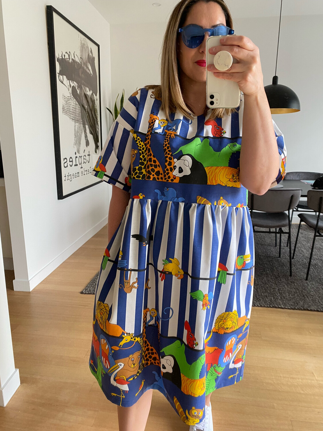 At The Zoo Smock Dress