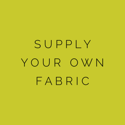 Supply Your Own Fabric Custom Smock Dress