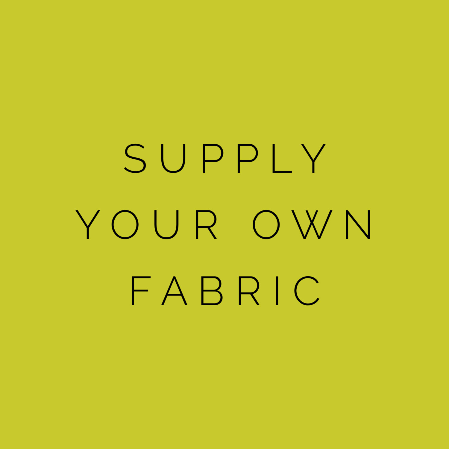 Supply Your Own Fabric Custom Smock Dress