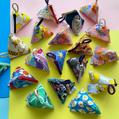 Triangle Coin Purse Various Prints