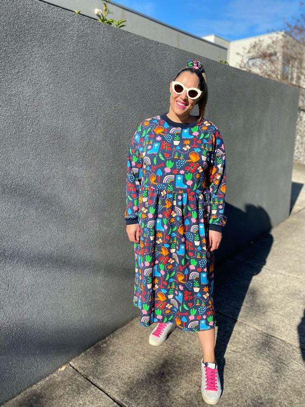 Winter Stretch Smock Dresses