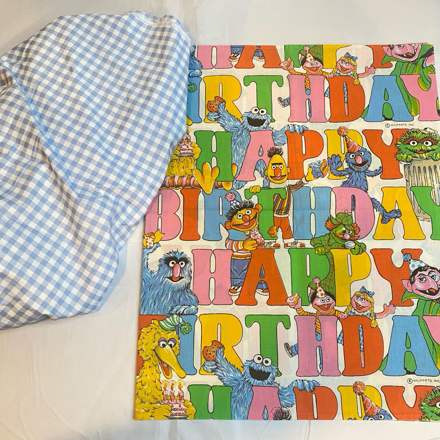 Happy Birthday Sesame Street Puff Sleeve Top