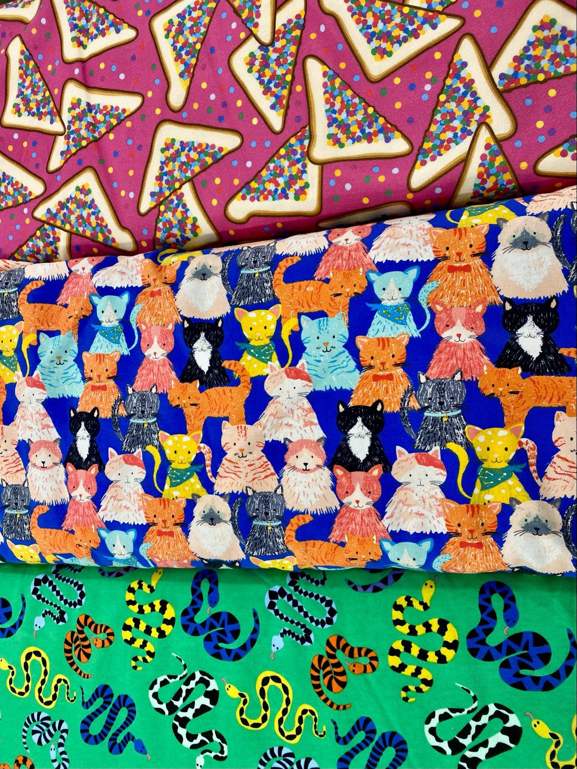 Colourful Winter Stretch Smock Dresses - Various Prints