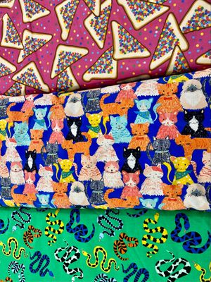 Colourful Winter Stretch Smock Dresses - Various Prints