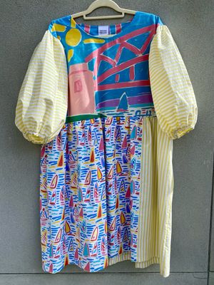 Ken Done Harbour Smock Dress XL