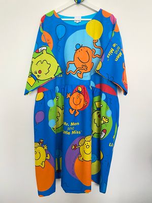 Mr Men Blue Smock Dress