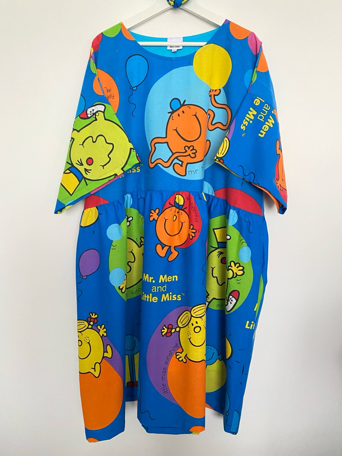 Mr Men Blue Smock Dress