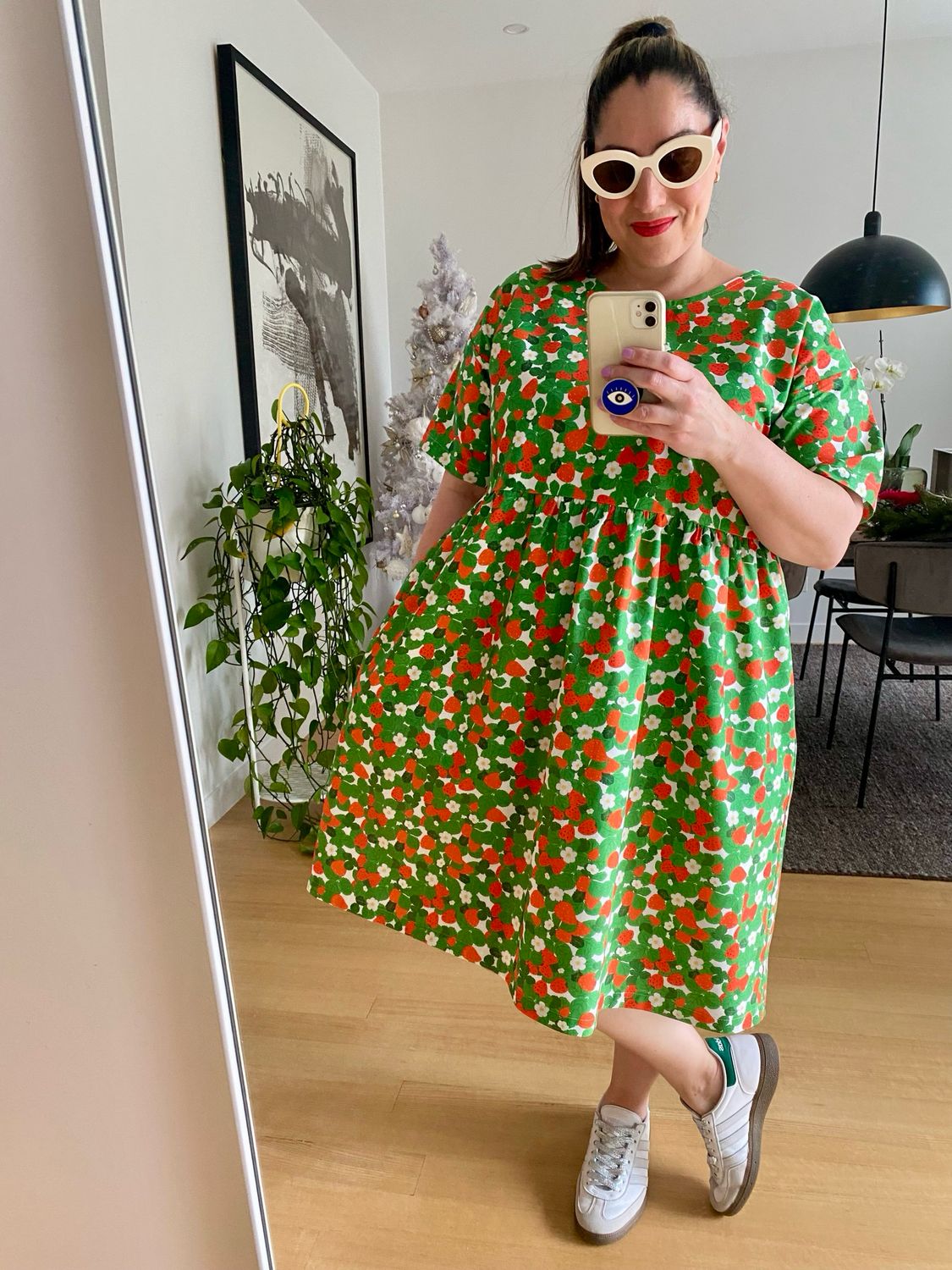 Strawberry Fields Smock Dress