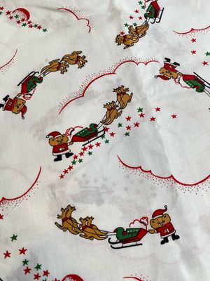 Christmas Koalas Kangaroo Sleigh White Smock Dress
