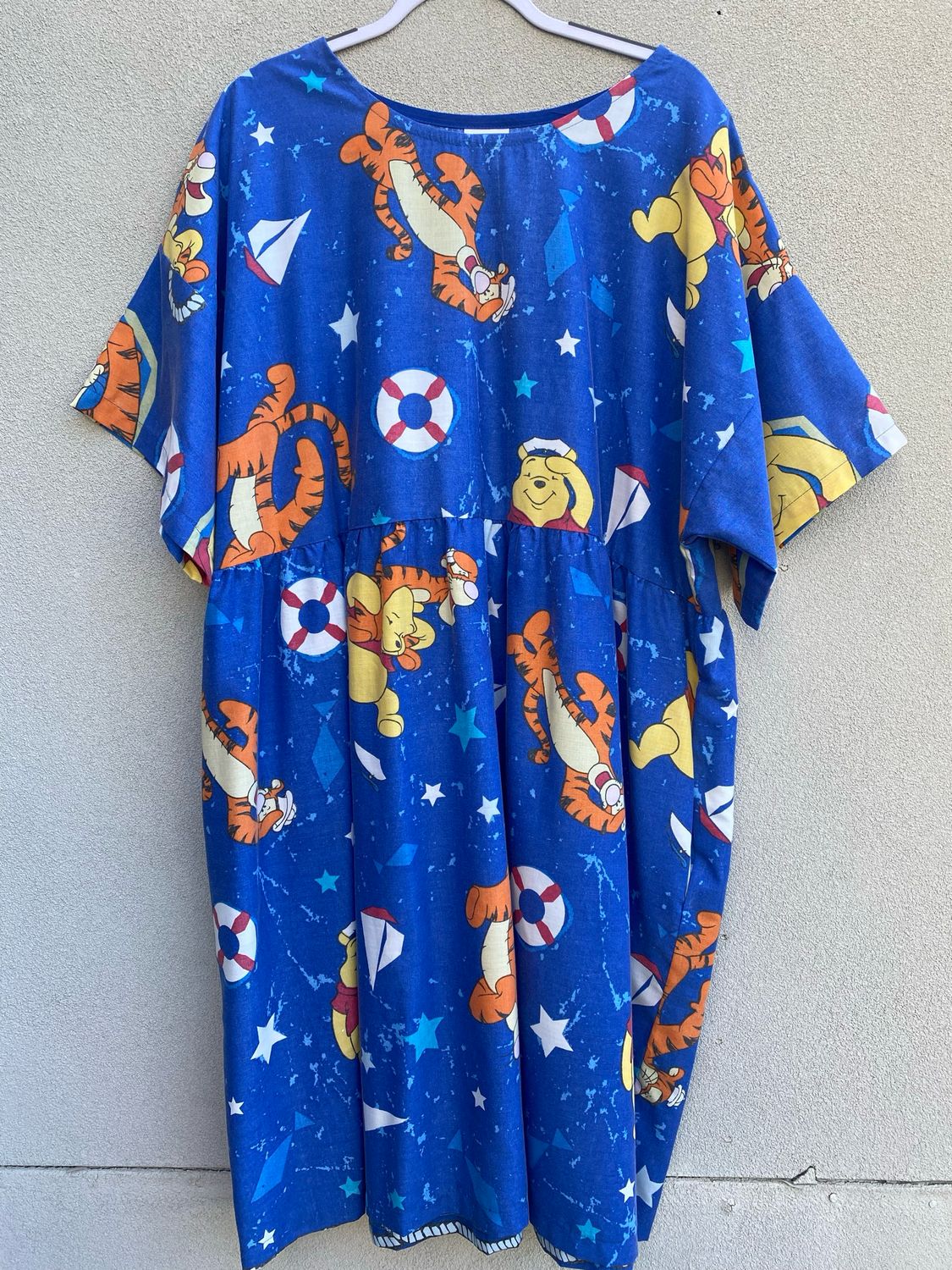 Tigger Winnie The Pooh Blue Smock Dress 3XL