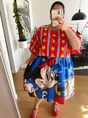 Mickey Mouse Stars Smock Dress XXL