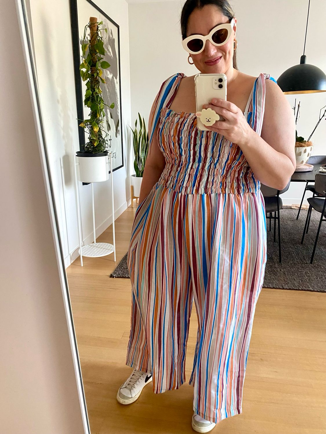 Striped Jumpsuit XL/XXL