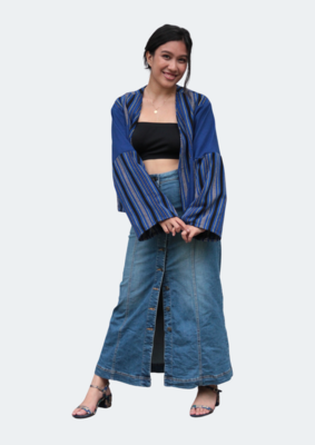 Kris Kimono in Asul (Blue)