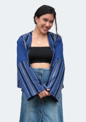 Kris Kimono in Asul (Blue)