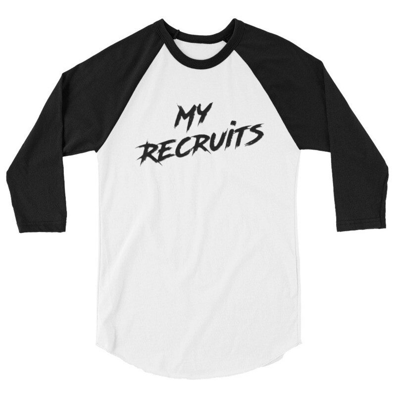 Unisex 3/4 Length Baseball tee