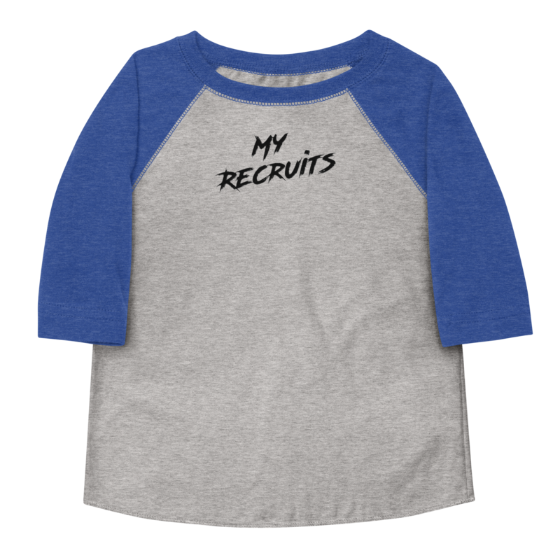 Toddler Baseball 3/4 Sleeve Baseball Shirt