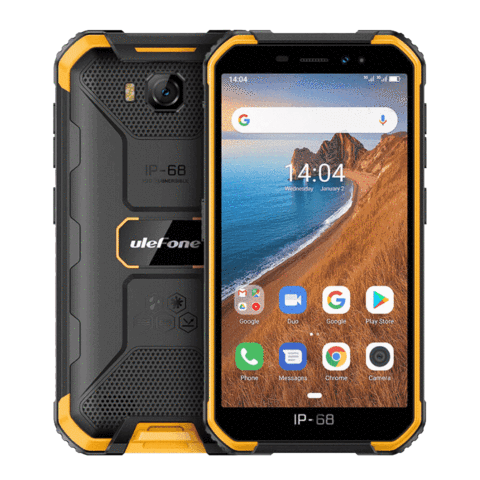 ULEFONE ARMOR X6 RUGGED ANDROID 9.0 SMARTPHONE - 2GB, 16GB, DUAL-SIM, IP68