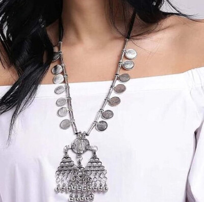 Long Coin Necklace