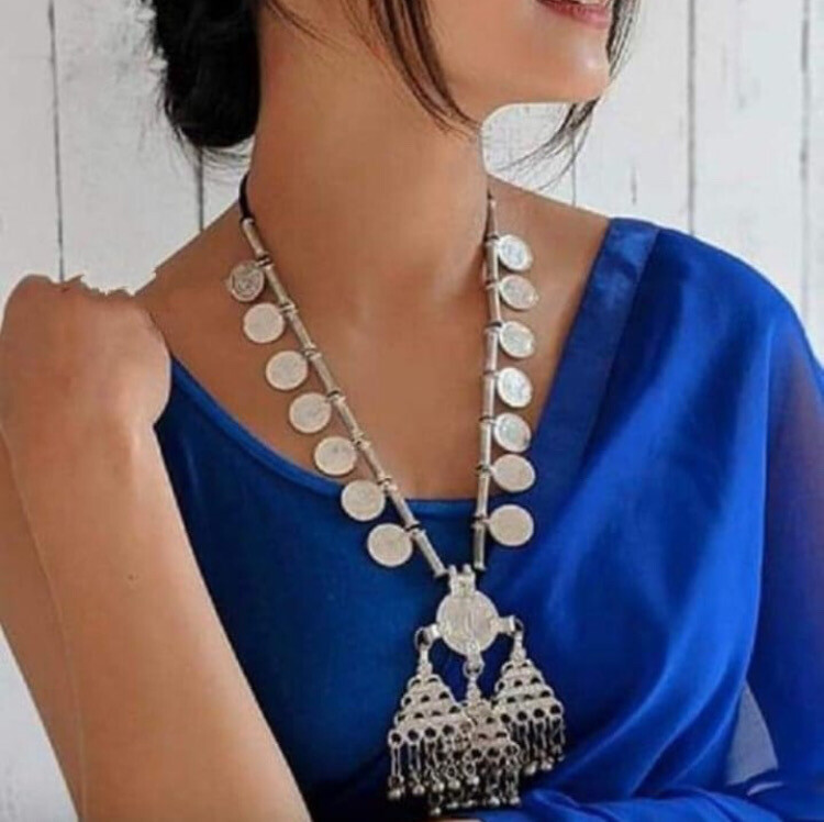 Long Coin Necklace